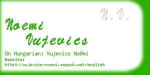 noemi vujevics business card